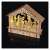 Wooden Christmas nativity scene with LED lights, 15 cm, Emos
