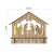 Wooden Christmas nativity scene with LED lights, 15 cm, Emos