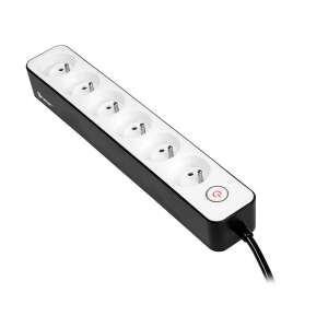 Разклонител Tracer Zebra с 6 гнезда, детска ключалка и кабел 1,5 м - Tracer