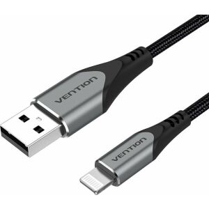 USB 2.0 Cable to Lightning, Vention LABHF, 1 m, grey (LABHF) 134141260 - Data Cable