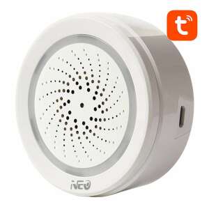 Sirenă de alarmă inteligentă WiFi NEO NAS-AB02WT cu senzor de umiditate și temperatură TUYA (NAS-AB02WT) 83754156 Alarme