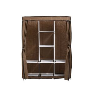 Szövet Dulap din Material Textil 130x45x170 cm cu Rafturi și Uși Deschise - Dulapuri