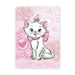 Фланелено одеяло Disney Marie Aristocats, розово с флорален модел, 100x140cm - Pléd