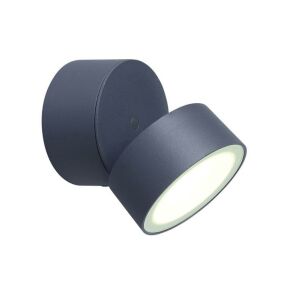 Lutec Trumpet LED outdoor wall light, clean angled studio shot. - Outdoor Wall Light