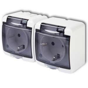 Aquastar GAO gniazdo zewnętrzne z przezroczystą osłoną, IP44 - Connector & Dugalj