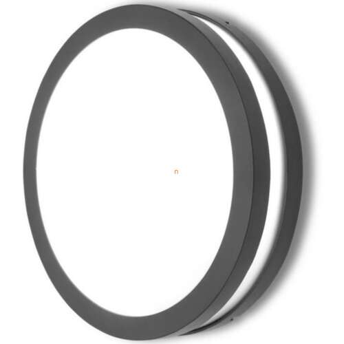 Lutec Tita ciemnoszara lampa ścienna lub sufitowa LED, gniazdo E27, stopień ochrony IP54, izolowana