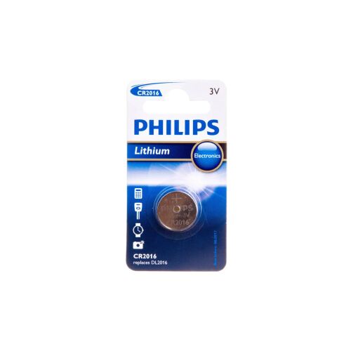 Philips Gombelem CR2016/01B Lithium 3V
