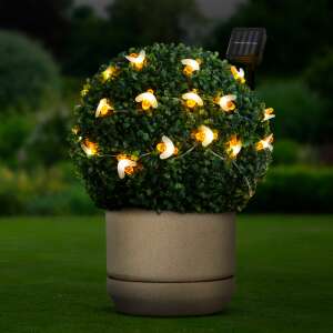 Garden of  Eden 58220 LED szolár fényfüzér - méhecske - 2,3 m - 20 LED - melegfehér