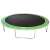 SmileSPORT by Pepita Outdoor Netz-Trampolin mit Leiter 366cm #grün + Tesoro Basketballkorb 32951967