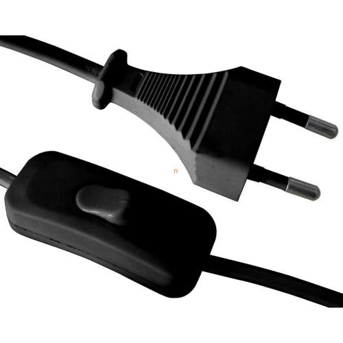 Cablu montabil GAO cu fișă, comutator 2x0,75mm² 1,5m cablu 250V 2,5A IP20 6782H 43379888