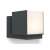 Lutec Cuba LED zewnętrzna lampa ścienna, minimalistyczny design