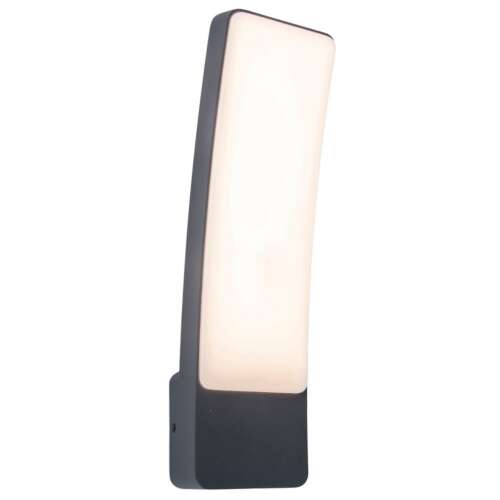 LUTEC KIRA 18W LED kinkiet zewnętrzny, szary, biały naturalny, IP54
