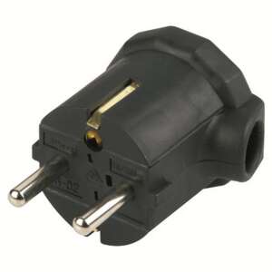 Uzemnená výkyvná zástrčka GAO s bočnou zásuvkou 250V 16A IP20 12055