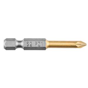 GRAPHITE Bit śrubokręt PZ1, 50mm, pokryty azotkiem tytanu - Bithead