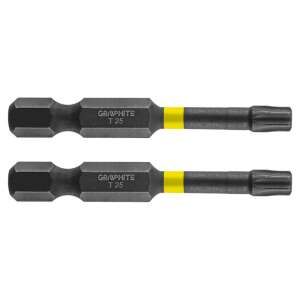 Set biți Torx Graphite TX25, 2 bucăți, lungime 50mm - Capete bit