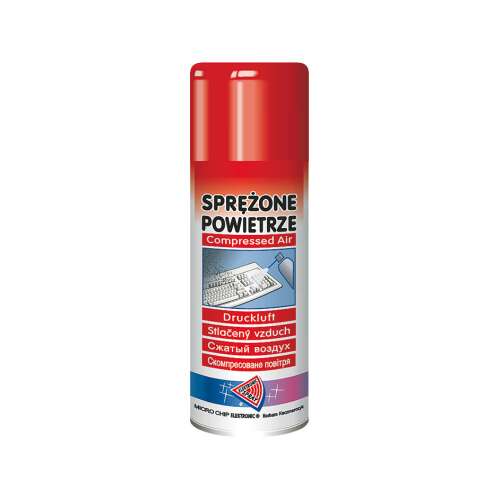 Sprężone powietrze Microchip, 400ml, do czyszczenia elektroniki, usuwania kurzu