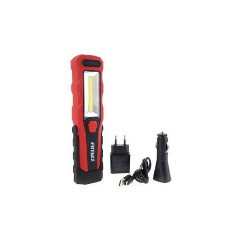 AMIO WT02 újratölthető munkalámpa mágneses talppal és kampóval