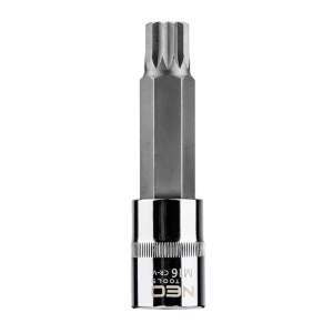Gniazdo spline NEO TOOLS 1/2 cala, M16 x 100 mm, stal CrV - Bithead