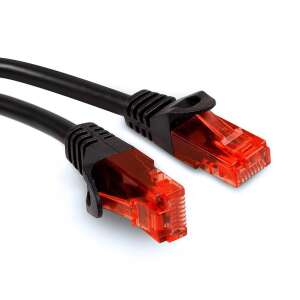 Patchcord kábel UTP Maclean, dugós csatlakozó, Cat6, 3m, fekete, MCTV-742 84260981 