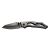 NEO Tools folding knife with 440 steel blade and titanium handle
