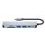 Tech-Protect V4 USB-C Hub Adapter - Flache Ansicht