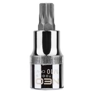 Gniazdo spline NEO TOOLS M10, napęd 1/2 cala, długość 55 mm - Bithead