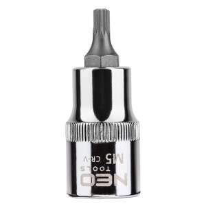 Gniazdo spline NEO TOOLS M5 z napędem 1/2" - Bithead