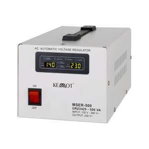 KEMOT MSER-500 automatikus feszültségstabilizátor (500 VA, szervomotor) 84263117 