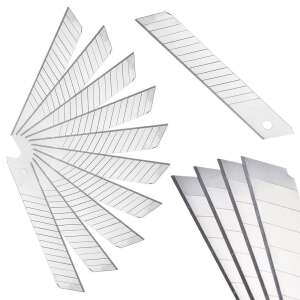 10 pack of 18mm replaceable utility knife blades - Verk Group