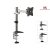 Maclean MC-717 Asztali tartó LCD monitorhoz részletekkel