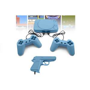 Retro Játékkonzol, Nintendo platform  retro 1000 játék, pisztoly, 2 kontroller, fegyver, Super mario és a többi retro játék