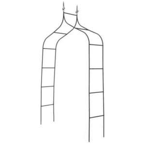 GardenLine Ružová brána 240/150x37cm, Pergola pre popínavé rastliny kovová kvetinová brána