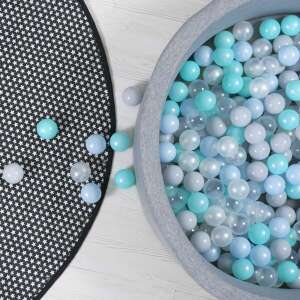 Műanyag játéklabdák - kék-szürke-fehér - 100 darab/csomag 85183024 Műanyag labda szettek