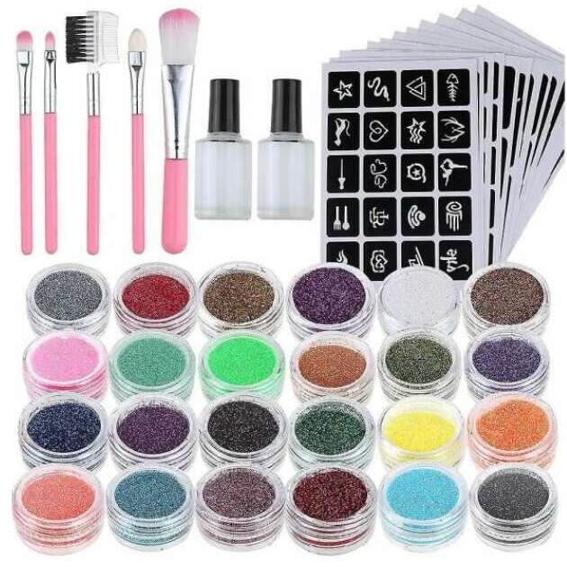 Tetováló szett gyerekeknek 24db