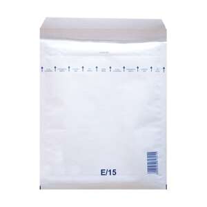 White air cushion envelope, 240x275 mm, E/15, silicone, 100 pack - Envelope