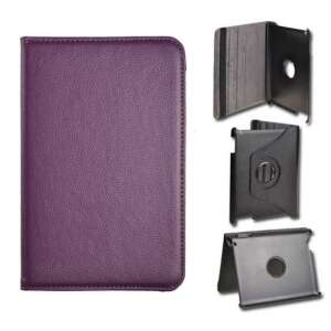 Samsung Galaxy Tab 3 10.1 P5200 purple rotating stand case - Tablet Case