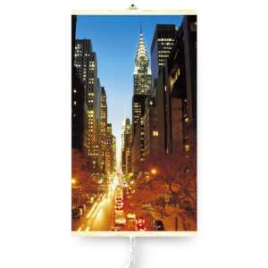 TRIO Manhattan design infrapanel New York City városképpel, 430W, 100x57cm - Elektromos fűtőpanel