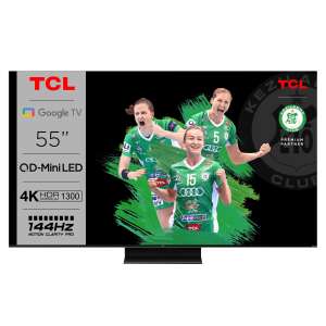 TCL 55C805 4K UHD QD-Mini LED Televízió, 139 cm, HDR10+, Dolby Atmos