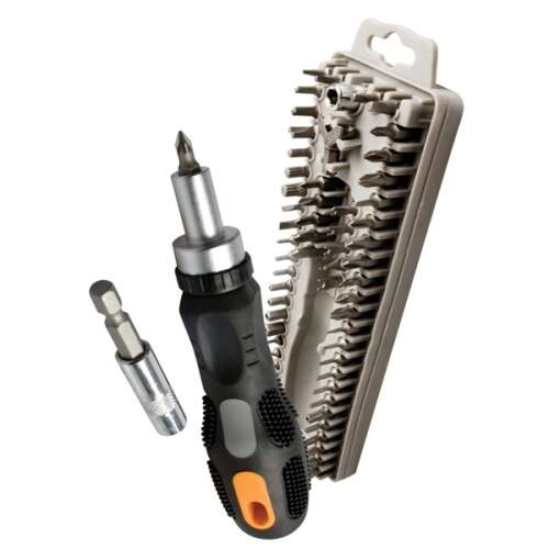 Set de șurubel SPROTEK cu 62 de piese cu vârf magnetic și biți interschimbabili