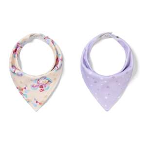 BabyOno Bandana-Lätzchen, 2er-Pack, Pferde-Design, für Babys - Füttern
