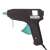 Hot melt glue gun, 10W, black and green