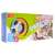 Packaging of the interactive car steering wheel toy with mirror for babies, suitable for car seats, Vivakids brand