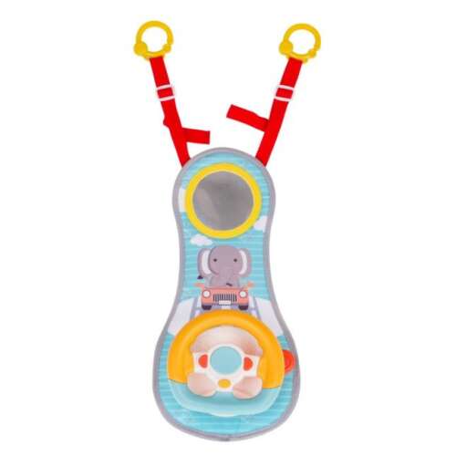Interaktives Lenkrad-Spielzeug mit Spiegel für Babys, geeignet für Autositze, Marke Vivakids