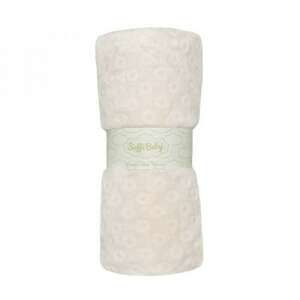 Soffi Baby kétrétegû plüss takaró vajszínben, 75x100cm - Babatakaró