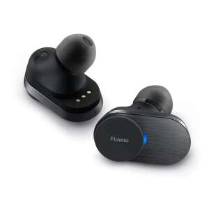 Philips Fidelio T1BK/00 True Wireless Earbuds, Black - Headphone and Bluetooth Speaker