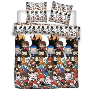 Комплект спално бельо Harry Potter за двойно легло, с цветен дизайн с герои от Хари Потър, идеален за феновете на магическия свят - Бельо