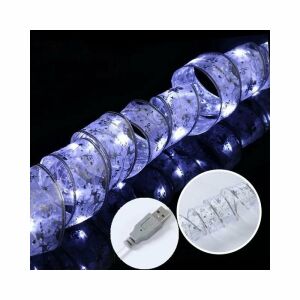 Silver Christmas LED Strip Light, 5m USB powered fairy lights for holiday decoration - Nonbrand Christmas Decoration