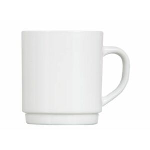 Luminarc 290 ml Bögre, Edzett Üveg, Fehér - Luminarc