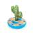 Cactus drink holder float, inflatable pool float with drink holders, pool party supplies, summer fun