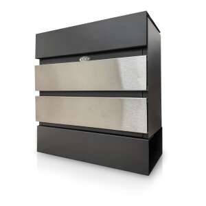 Zaundesign III. Briefkasten Anthrazit